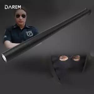 new도둑잡는 잡아라 야구방망이 미니어처 LED손전등 야외 순찰 자기 방어 호신용 후레쉬 안전