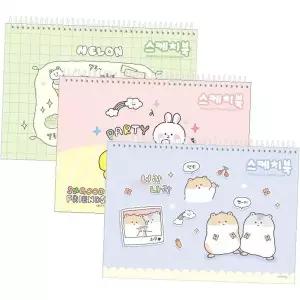 어린이 학습 드로잉 노트 60p 박스 단체 구매 캐릭터 일러스트 초등학생 미술