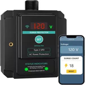 WiFi 온 집안 서지 보호기 108 000암페어/페이즈 2820줄(총) 열 보호 금속 산화물 바리스터 시간 및