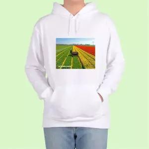 [골드스마일]풍차 후드티 암스테르담 five 그림 디자인 네덜란드