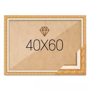 보석십자수액자 40x60 고급형 매트골드