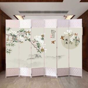 제사 병풍 차례용 산수화 자수 높이 1 5mx 재사 4면 170 3개 YB 칸막이