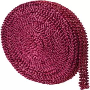 PH 팬더홀 브레이드 트림 14M(15야드) 13mm(0.5인치) 폴리에스터 직조 김프 장식 리본 의상 DIY 공예 재봉