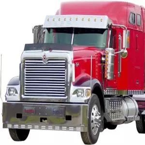 로드웍스 인터내셔널 9900 9900i 9900ix 5900i용 14개의 루버 바가 있는 스테인리스 스틸 그릴 55302