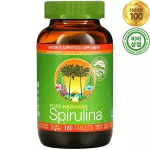 뉴트렉스 하와이 퓨어 하와이언 스피룰리나 스피루리나 1000mg 180정 Pure Hawaiian Spirulina