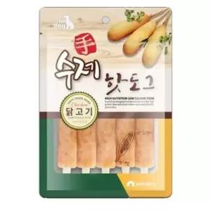 [반려] 강아지 수제 닭고기 핫도그 100g 반려견 개껌 간식
