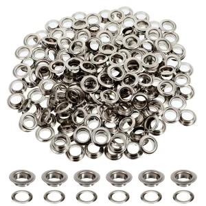 배너 포스터 커튼 옷 신발 가죽 캔버스 패브릭 벨트 펀칭 종이 공예를 위한 1000개의 그로밋 3/8인치 금속