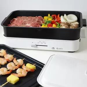 벤하임BER04001 멀티 전기그릴 2in1 전골팬 그릴팬 뚜껑 하나로 전기냄비