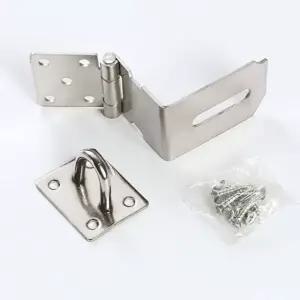 자물쇠 걸이형 경첩 코너 잠금장치 안전 걸고리 창고 관리용품