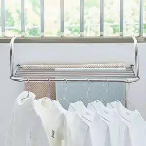 스텐 창틀 베란다 빨래 건조대 실내용 확장형 빨래걸이 접이식빨래건조대 원룸건조대