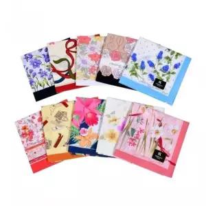 패턴 프린트 일상용 남녀 공용 위생 손수건 산책 선물 아웃도어 외출시 데일리손수건