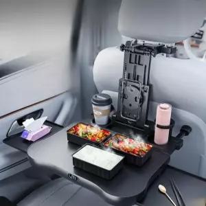 차량용 테이블 거치대 노트북 작업 홀더 소형 탈부착