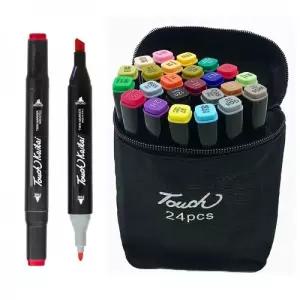 컬러 마커펜 24색 유성 페인트 마카 펜 DD-12207