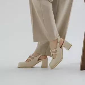 [소보제화]리치드 플랫폼 슬링백 힐 6cm