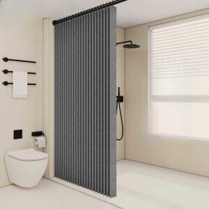 자바라 칸막이 파티션 미닫이 그레이 폴딩 도어 현관