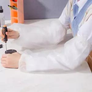 작업용 방수 롱 밴딩 팔토시(투명)