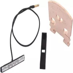 알니코프 바이올린 브릿지 메이플 우드 베이스 첼로를 위한 더블 피에조 업라이트 첼로 픽업 포함