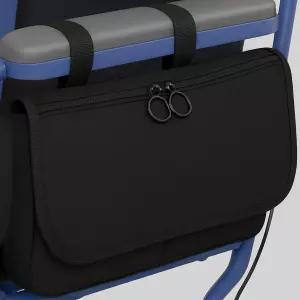 바이브 휠체어 휴대용 가방 - 롤레이터 워커 전동 및 무릎 스쿠터용 팔걸이 파우치 노인 측면 수납