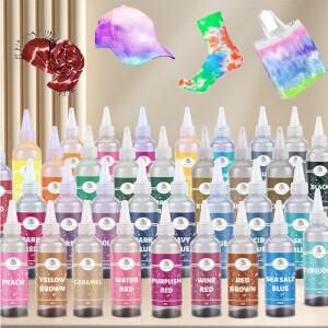 2g 염료 직물 염색 DIY 의류 타이 염색 면 나일론 다기능 색소 올드 클로즈 리퍼비시먼트 도구