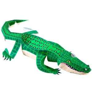 악어 악어 접이식 종이 접기 예술, 미니 귀여운 3D 종이 모형, 종이 공예 동물 DIY, 어린이, 성인, 수제 공