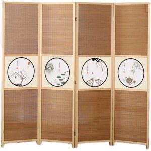 제사용 병풍 거실 5팬 한식집 인테리어 2 80cm 칸막이 패널 제사 5m 럭셔리