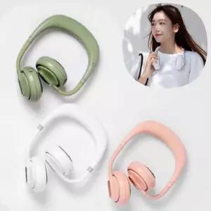 4800MAH 대용량 배터리 날개없는 선풍기 넥밴드 목선풍기 USB 넥선풍기