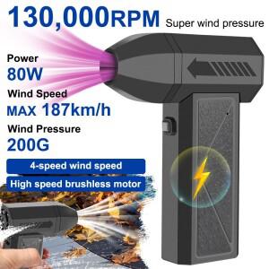 눈 제거용 만능 터보 블로워 제트 팬 강력 헤어 드라이어 전기 에어 더스터 청소 블로워 도구 강력한 바람
