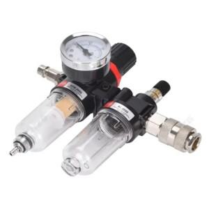 1pc 베스트 셀러 AFC-2000 오일 워터 분리기 레귤레이터 트랩 필터 에어 브러시 공기 압축기 압력 감소 1/4