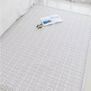 2색 1개 싱글 110x200 국산 인견 여름 침대 깔개 매트 RXM5+7nNr