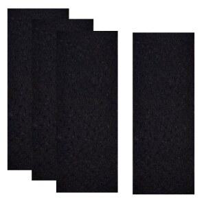 고양이 쓰레기통 로봇 3 교체용 탄소 필터와 호환되는 Lucornky 4 팩은 반려동물의 냄새를 흡수하고 쓰레기통을 위한 10x3.5인치 필터를 집에서 신선하게 보관할 수 있습니다