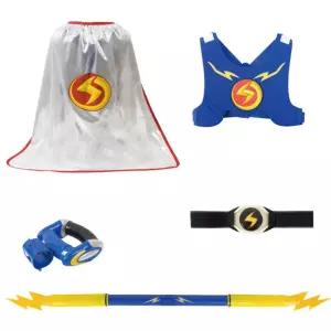 파티 번개갑옷 망또 코스튬 분장세트 번개맨 망토