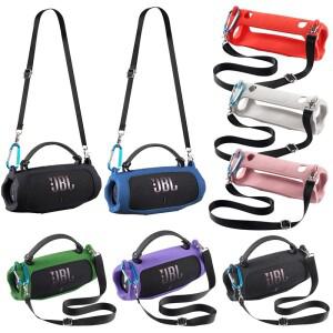 JBL Charge 6 용 최신 실리콘 스피커 케이스 커버 JBL Charge6 방수 블루투스 스피커 용 휴대용 소프트 보