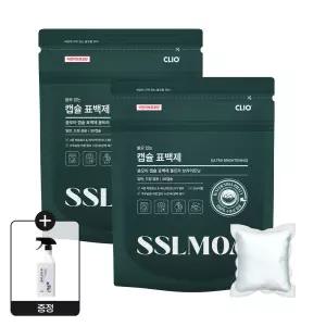 크리오 쓸모아 강력 표백 클린 산소버블 캡슐 세탁 표백제 30개입x2세트+욕실세정제700ml