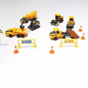 볼보 미니어쳐 중장비 미니카 공사장 트럭 불도저 지게차 대형완구
