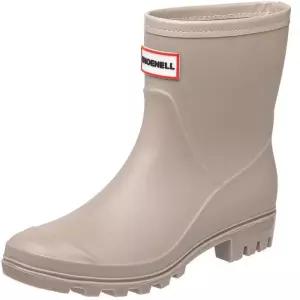 [월드컵] 슈넬 여성 PVC 레인부츠 장화 베이지