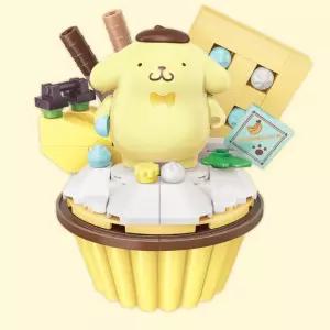 산리오 폼폼푸린 컵케이크 미니블록 조립 캐릭터 블럭 소근육발달