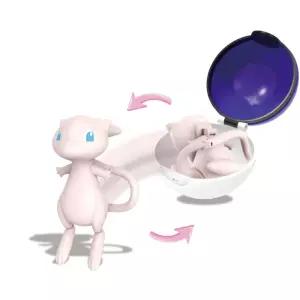 포켓몬스터 체인징피규어 뮤 마스터볼 포켓몬 아이장난감 게임피규어 장식소품