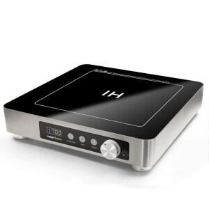 네스티엑스 인덕션 쿡탑, 상업용 휴대용 전기 스토브, 11.4인치 히팅 코일, 24시간 타이머가 장착된 스테인리스 스틸 조리대 버너, 강력한 1700W 전문가용 핫 플레이트