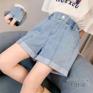 아동 청 주니어 반바지 여름 복 옷 주니어 청7부바지