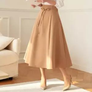 XXL까지) 브리올 사이드포켓 롱 스커트 봄 가을 하객룩 오피스룩 모임룩 격식룩 빅사이즈