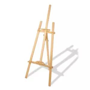 캔버스삼각대 이젤 미술학원 삼각대 원목 미술대회 작품전시회 미술 전시회