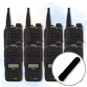 윈어텍 S-5900 S5900 고성능 업무용 산업용 디지털 무전기 + 고감도 숏안테나 10대 세트 