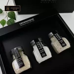 [하프클럽/훈훈한삼촌]금수레 구운소금 프리미엄세트 3호 (구운마늘소금200g+버섯소금200g+구운소금200g)