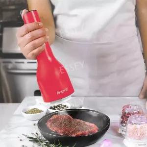 전자동 양념 소금 후추 그라인더 소금통 세라믹 분쇄기 자동