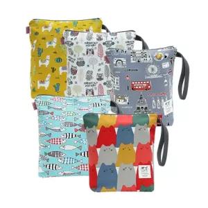 지퍼 기저귀 파우치 L 1P 다용도 이너백 휴대용 가방 xrC1+6anF