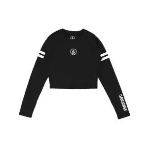 [브랜드 정품] 볼컴 VOLCOM 스톤 크롭 슬림핏 래쉬가드(블랙)