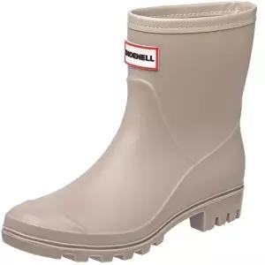 [셀러허브 패션][월드컵] 슈넬 여성 PVC 레인부츠 장화 베이지