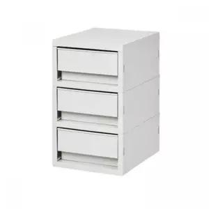 [셀러에이드]책상용 소품 보관 서랍형 정리함 미니 3단 오피스 데스크 정돈함