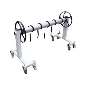 풀장 단열재 롤러 방수포 관리 2륜 수영장 와인딩 커버 대형 야외 물놀이 패밀리풀장 1개 프레임