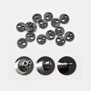 15개 자동 절단 가능한 치과 핸드피스 개스킷 중서부 4구 실리콘 교체용